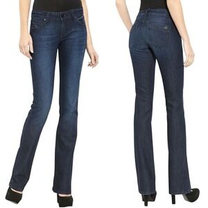 DL1961 Cindy Slim Boot Jeans Womens 29 Blue Excellent Smart Denim Mid Rise Y2K